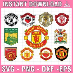 manchester united sticker png bundle, digital file,png designs bundle,shirt bundle, sublimation