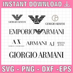 armani logo svg, giorgio armani png, armani exchange logo svg, emporio armani transparent logo, fashion brands logo svg.