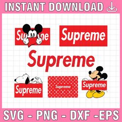 supreme fashion brand logo svg, designer brand logo svg, luxury brand logo svg, fashion brand logo cut file, fashion