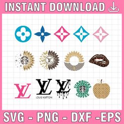 logo louis vuitton svg, fashion brand svg, silhouette svg files, cricut svg, digital download