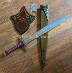 hobbit sting replica sword, stainless steel decoration piece with scabbard _ where to buy sword - by empire industry