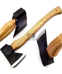 handmade high carbon steel viking axe with sheath - hunting axe - hunting axe by empire industry