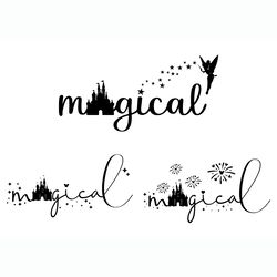 magical svg, magical and fabulous, fairy sparkle, pixie dust svg, tinkerbell quote svg, stay magical svg, family trip sh