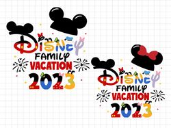 bundle family vacation 2023 svg, family trip svg, family vacation 2023 svg png, magical kingdom svg, svg, png files for