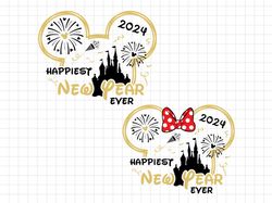 happiest new year ever svg, new year 2023 svg, magic castle new year svg, family trip, new year trip svg, mouse new year