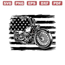 motorcycle with flag svg, motorcycle svg, motorcycle clipart,