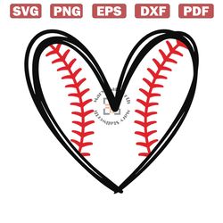 baseball heart svg, baseball red stitch, baseball t-shirt, baseball mom,