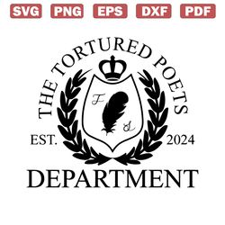 the tortured poets department 2024 album svg