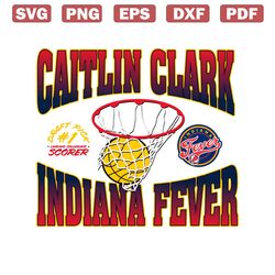 caitlin clark indiana fever draft pick 1st svg