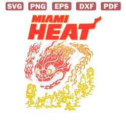 miami heat nba x brain dead svg