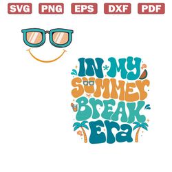 retro in my summer break era svg