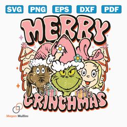 merry grinchmas max cindy lou who svg