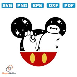 baymax svg clip art files, big hero 6, disneyland ears, digital