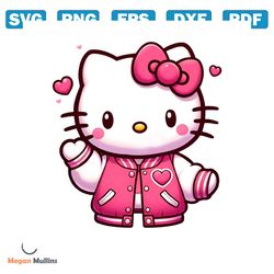 hello love hearts kitty png | pink bow | pink hearts | pink | valentines day png | kitty | love png | valentine love |