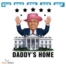 white house daddys home trump meme png