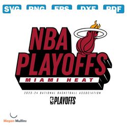 2024 nba playoffs miami heat basketball association svg