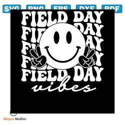 retro field day vibes smiley face png