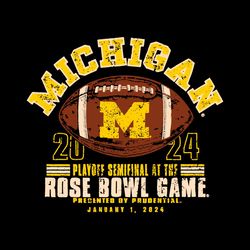 michigan playoff semifinal at the rose bowl game svg