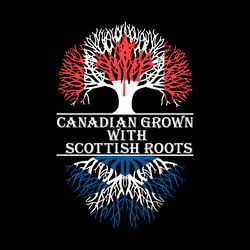 canadian grown with scottish roots svg png dxf pdf cut file digital file digital download