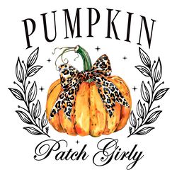 coquette pumpkin patch girly png digital download files