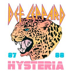 vintage 80s rock band def leppard hysteria png