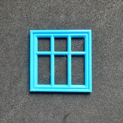 miniature window 1:24 scale 3d model