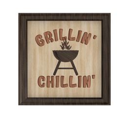 grilling chilling plaque stl files for cnc or 3d printing