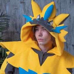 custom zeraora pokemon inspired kigurumi (adult onesie, pajama)