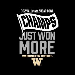 2024 sugar bowl champions just won more washington huskies svg