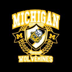 vintage michigan wolverine svg cricut digital download