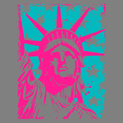 retro 4th of july statue of liberty svg digital download files