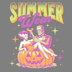 summer ween funny monster beach party png