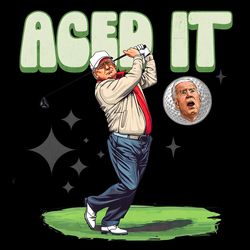 aced it presidential meme trump and biden png