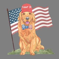 retro trump 24 dog usa flag png digital download files