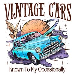 vintage cars known to fly occasionally png