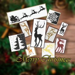 christmas cross stitch patterns, more than 10 pdf easy pattern, christmas cards