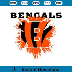 cincinnati bengals football logo svg