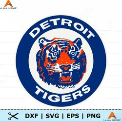 detroit tigers mlb team logo svg
