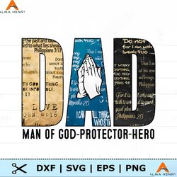 dad man of god protector hero png