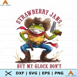 sniper frog strawberry jams but my glock dont png