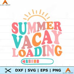 summer vacay loading end of the school year svg