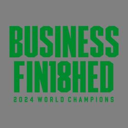 business finished 2024 world champions 18 times svg