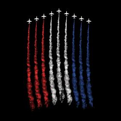 red white blue air force flyover men's t-shirt png