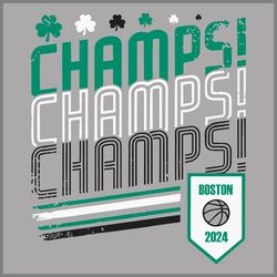 champs boston 2024 basketball svg digital download files