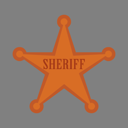 sheriff woody badge svg digital download files