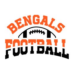 bengals football svg png digital download files