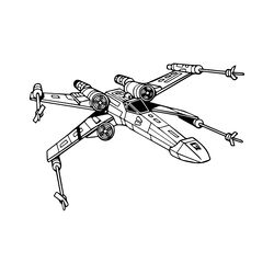 starfighter x-wing svg png clipart digital download files