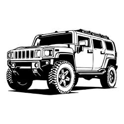 hummer h3 svg digital download files