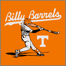 billy amick billy barrels tennessee baseball svg