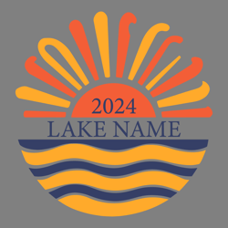 personalized lake name custom family reunion lake svg